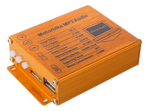 Motocicleta Reproductor Mp3 Altavoces Sistema De Sonido Audi