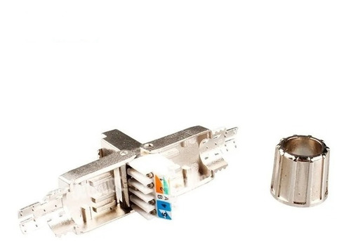 Conector De Red Blindado, Acoplador Rj45 Cat6a