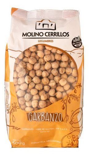 Garbanzos Legumbres Molino Cerrillos Premium 500g Sin Tacc