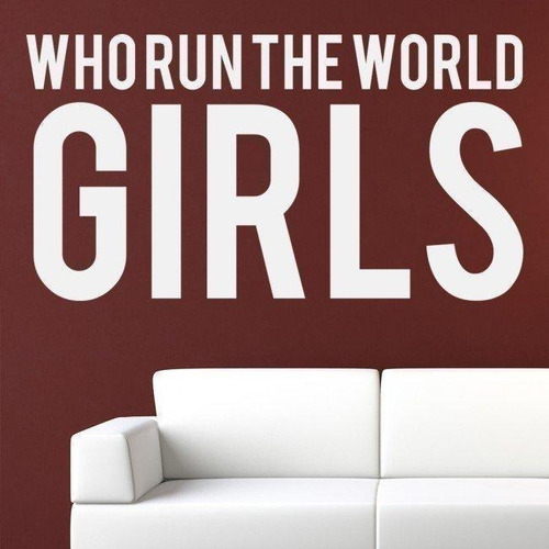 Who Run The World Beyonce Song Lyrics Decorativo Ws-44043