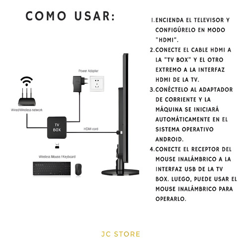 Tv Box Android 4k Ultra Hd Streaming Incluye Mag Tv