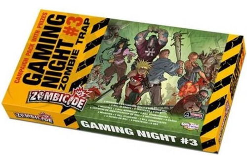 Zombicide Gaming Night 3 Zombie Trap Inglés Cool Mini Or