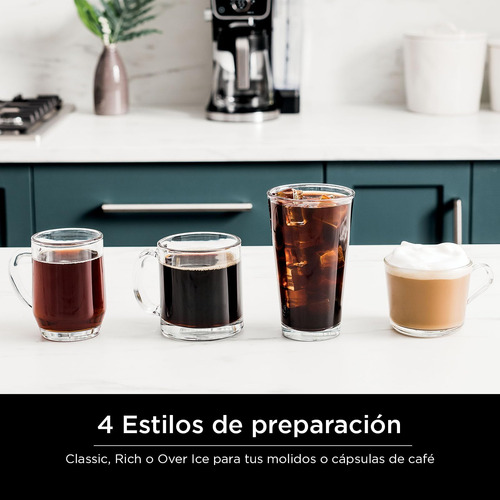 Cafetera Ninja Drip Con K Cup Combo 12 Tazas Cfp301 Negra