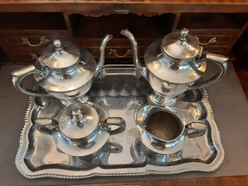 Servicio De Te Y Cafe Metl Plateado Wallace Silver Co