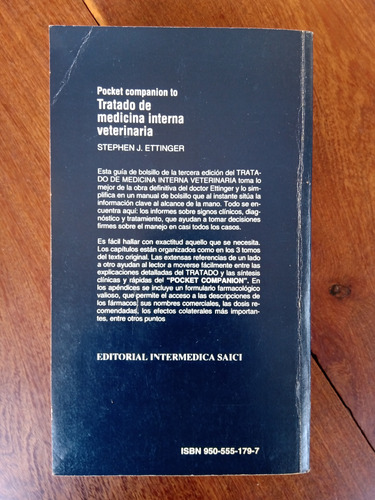 Imagen 2 de 7 de Companion Al Tratado Medicina Interna Veterinaria - Ettinger