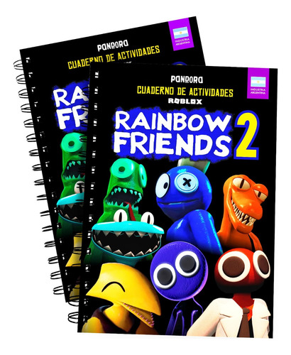 Rainbow Friends 2 Cuaderno Infantil Para Colorear Y Jugar 