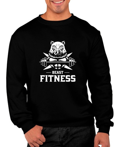 Poleron Cuello Redondo Demon Slayer Kimetsu No Yaiba Beast Fitness