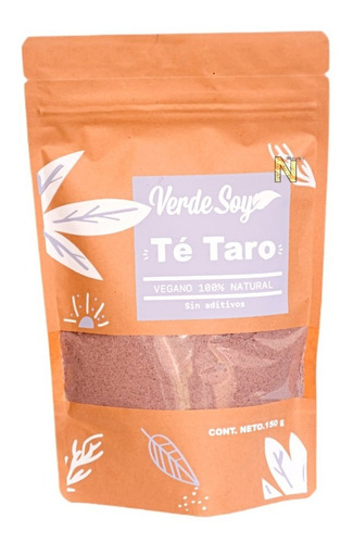 Té Taro Vegano 100% Natural (150 Gramos) Verde Soy