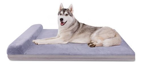 Joicyco Cama Para Perros Grandes Con Almohada, Cama Ortopé.