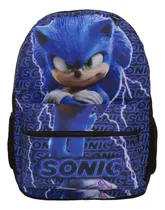 Comprar Mochila Infantil Sonic Filme Tam G Costas Passeio Viagem
