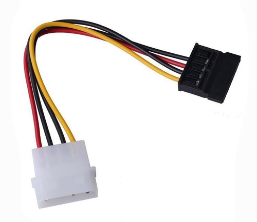 Cable Sata De Corriente Poder Molex A Sata 4 Pines X2 Unidad