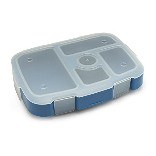 Bentgo Kids Tray (azul) Con Tapa Transparente Para Comidas E