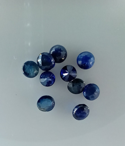 Safira Azul Redonda Natural 3 Mm Aa