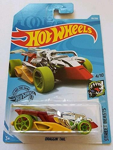 Hot Wheels 2019 Street Beasts - Draggin' Tail, Rojo Vkd5h