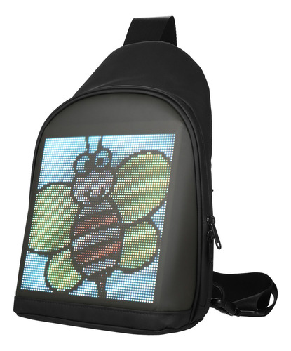 Bolsa Bandolera Con Pantalla A Color Led, Mochila Personaliz