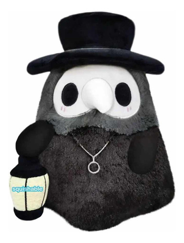 Peluche Doctor Peste Crow Pajaro Con Farol Nuevo Foto Real