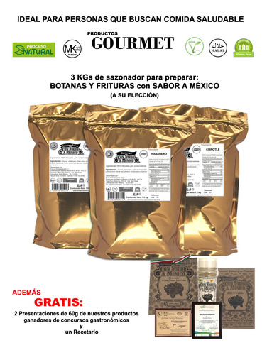 Chile Jalapeño Para Botanas 3k Ingredientes Especias Kosher