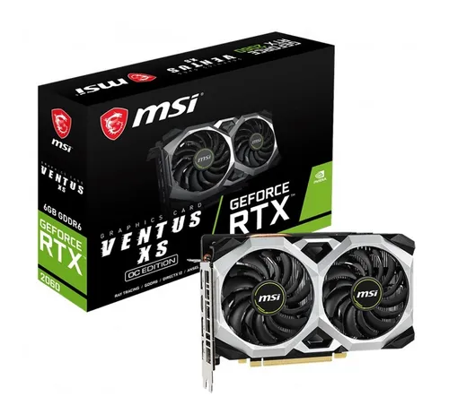 Placa Video Msi Geforce Rtx 2060 Ventus Xs 6gb
