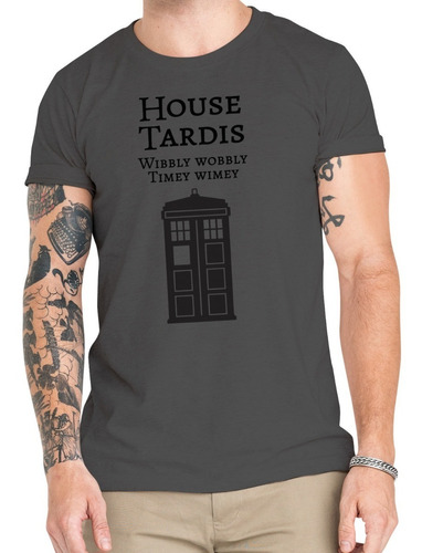 Polera Tardis Doctor Who Serie Algodón 100% Orgánico Se7