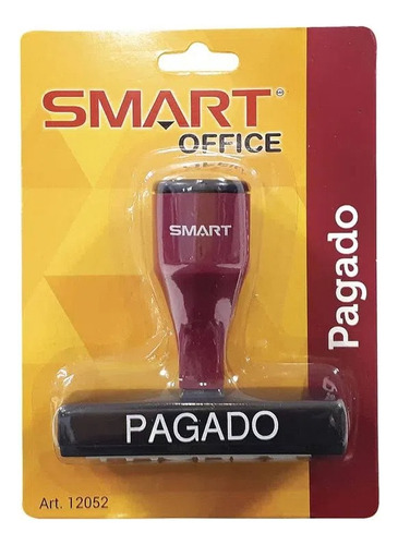 Sello De Pagado Smart Office  Base De 18x72mm