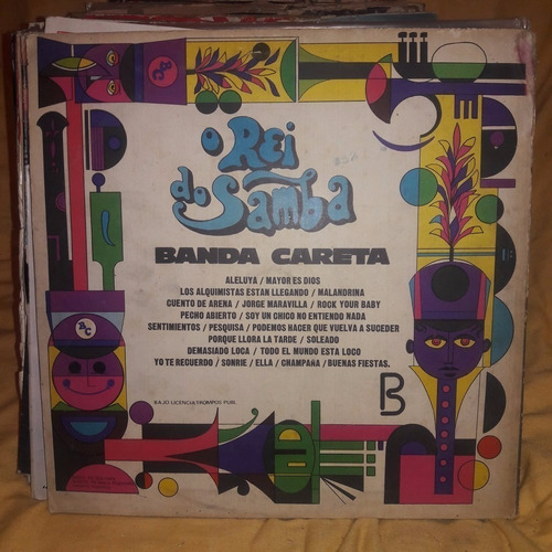 Vinilo Banda Careta O Rei Do Samba Br1