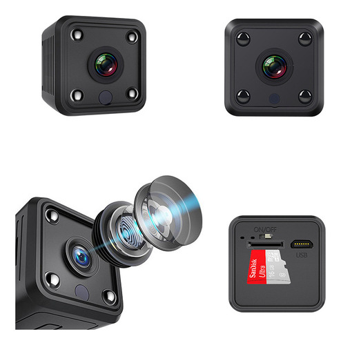 Cámara De Vídeo Para Monitoreo De Mascotas, Seguridad, Mini