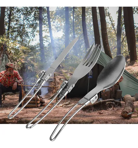 Juego De Cubiertos, Juego De Cubiertos Para Acampar, Juego D