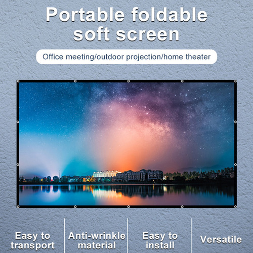 Pantalla De Proyector Para Películas Al Aire Libre 150 Pulga