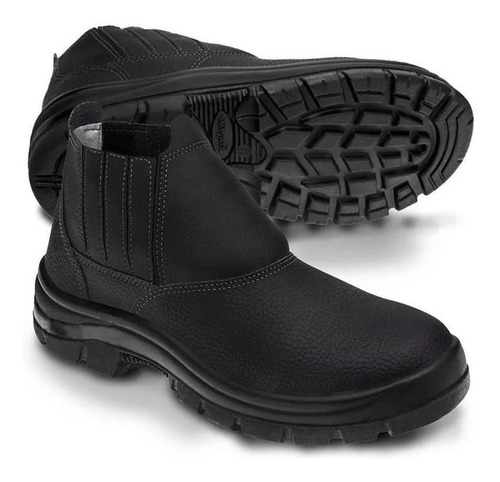 Bota Botina Segurança Masculina Epi Proteplus Bico Pvc N°40