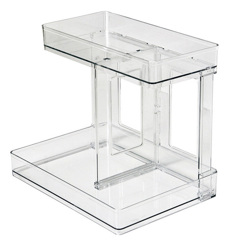 Soporte De Maquillaje De Doble Capa Para Almacenamiento De E