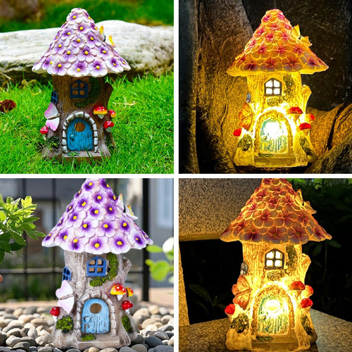 Accesorios De Hadas De Hadas Escultura De Jardín Luces