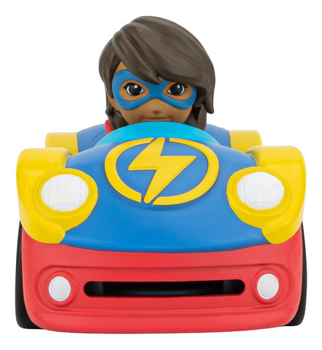 Spidey Y Sus Amigos Vehiculo Lanza Discos Ms. Marvel