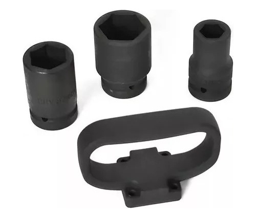 Imagen 4 de 10 de Llave Impacto Neumática 1 PuLG Camión Colectivo Tubos Maleta