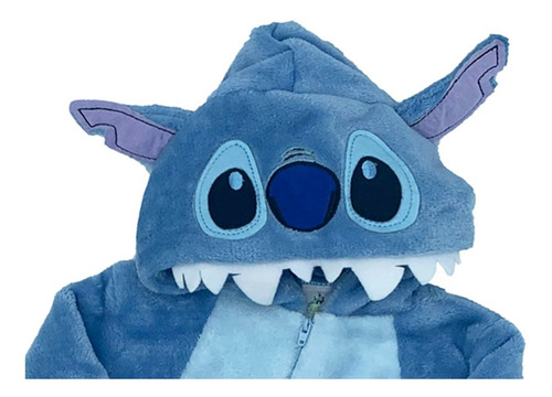 Mameluco Con Gorro Bordado Stitch