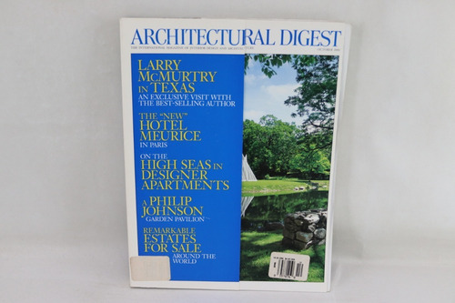 R104 Architectural Digest -- October 2000 