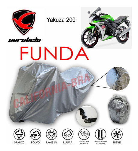 Cubre Moto Eua Broche + Ojillos Yamaha Sz Rr Versi N 2 0