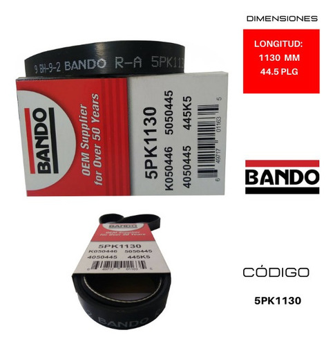 Correa Direccion Hidra Toyota Rav4 2.0l 2001-2005