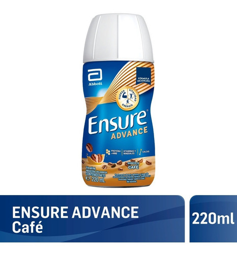      Ensure Advance Shake Sabor Cafe X 220 Ml