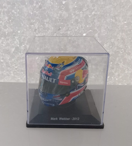 Casco Coleccion Grandes Premios Formula 1 Mark Webber 2012