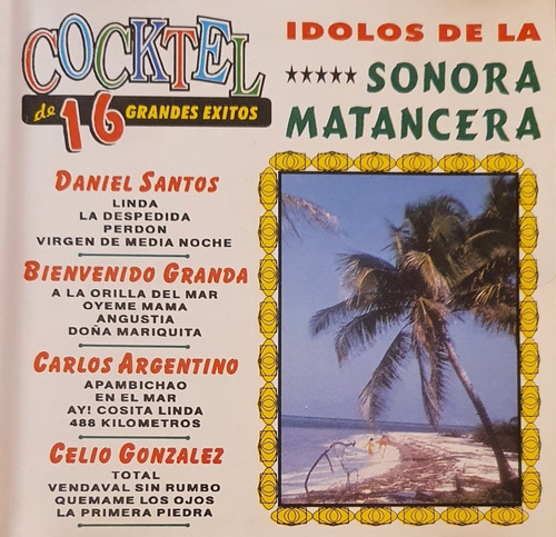 Cd Sonora Matancera - Daniel Santos Carlos Argentink Celio