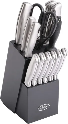 comprar Juego De Cuchillos Oster 14 Piezas Acero Inoxidable 70561.14 Color Plateado