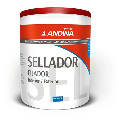 Sellador Fijador Al Agua Andina X 1 Lt - Kromacolor