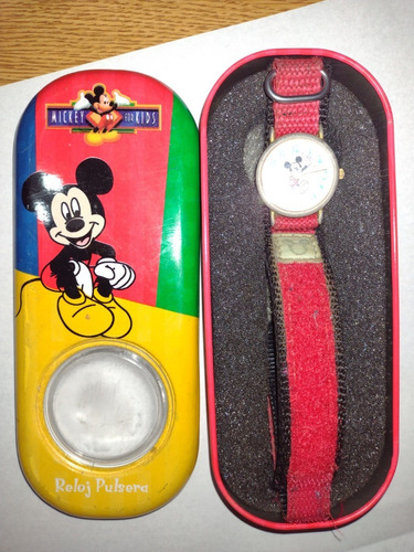 2 Reloj Mickey Y Minnie Disney Pulsera Para Nenes No Envío