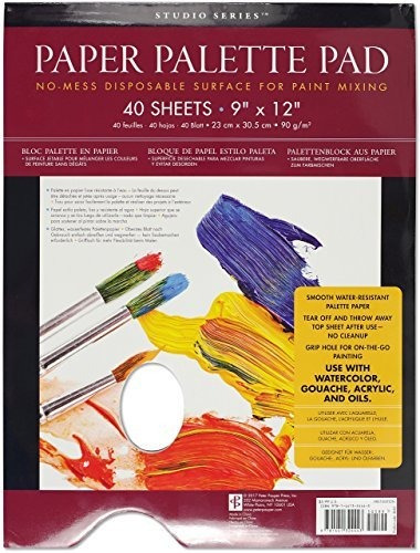 Book : Studio Series Paper Palette Pad (40 Sheets) (english