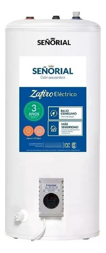 Termotanque Señorial 95 L Electrico Zafiro Envio Gratis 50km