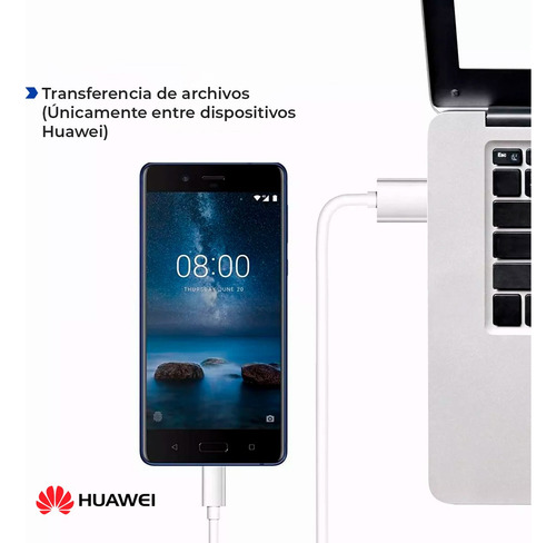 Cable Cargador Huawei Usb A Micro Usb V8 1m 10w Carga Rápida
