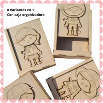 Comprar Rompecabezas 8 Oficios Profesiones Madera Sin Pintar Puzzle