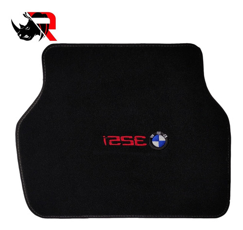 Imagen 5 de 6 de Tapete Automotriz Compatible Con Bmw 325i / Rojo / M2