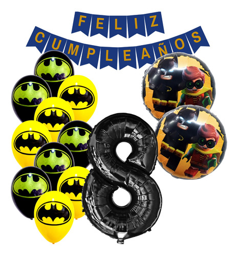 Combo Kit Globos Batman