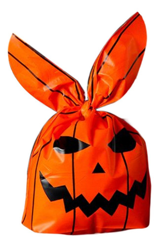 4 X 50x Bolsas De Dulces De Halloween Bolsa Naranja A